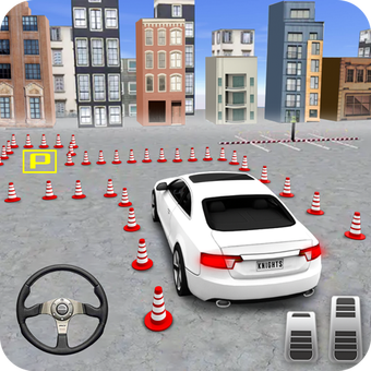 现代汽车驾驶停车场3D