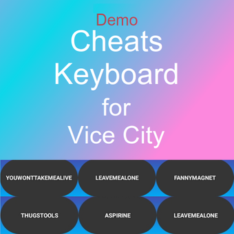 Vice City的作弊键盘演示