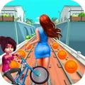地铁自行车跑酷游戏