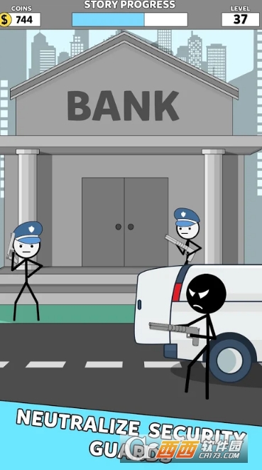 银行抢劫字谜逃脱游戏故事
