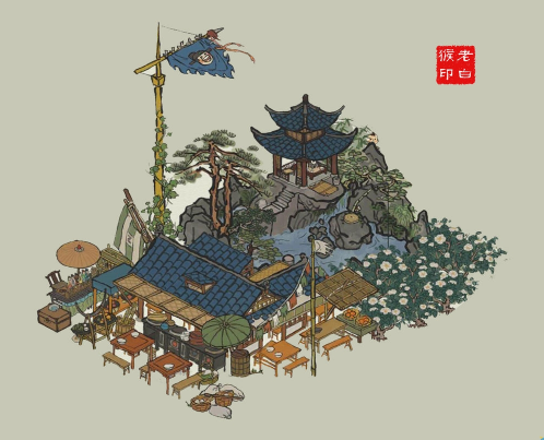 江南百景图杭州茶楼布局一览