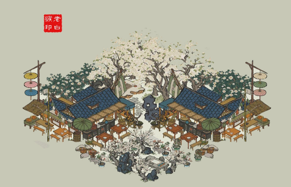 江南百景图杭州茶楼布局一览