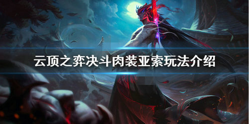 云顶之弈决斗肉装亚索玩法攻略一览