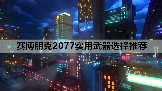 赛博朋克2077实用武器选择推荐