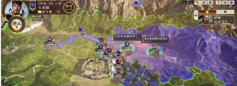 三国志14威力加强版五丈原之战司马懿打法详情分享