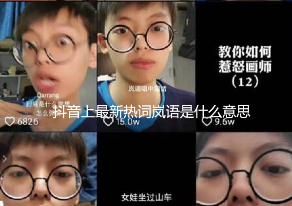 抖音上最新热词岚语是什么意思