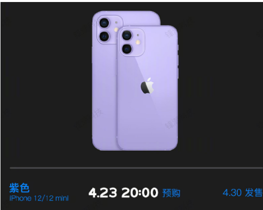 iphone12紫色尺寸介绍