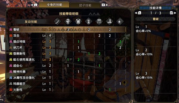 怪物猎人：崛起2.0版物理太刀毕业配装攻略