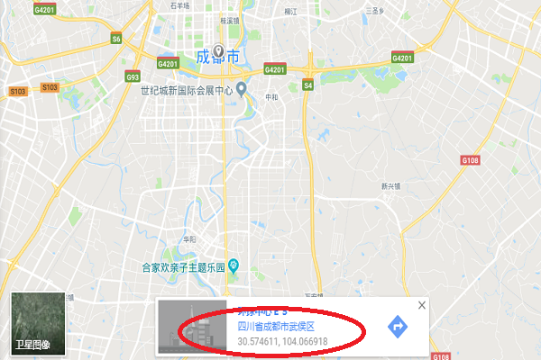 谷歌地图查询经纬度方法分享