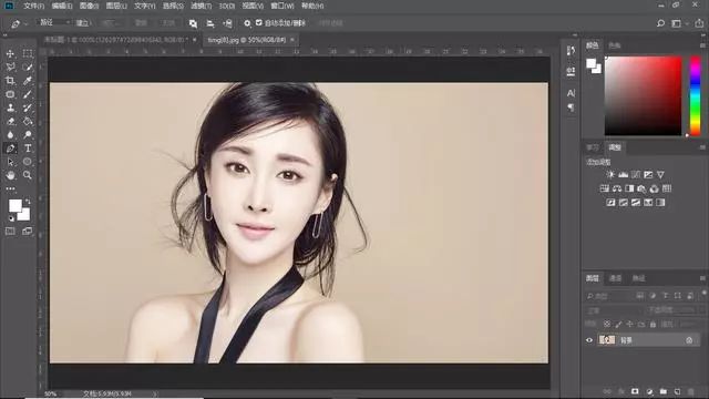 使用蒙版快速抠人物头发的方法