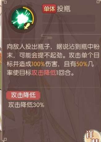食物语肉骨茶能力一览