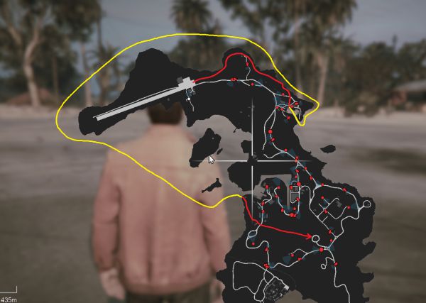 《GTAOL》佩里科岛逃课侦察方法
