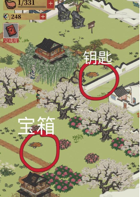江南百景图宝箱位置在哪