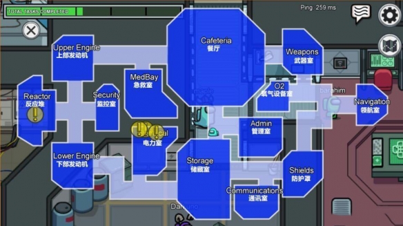 among us在我们之中全地图中文翻译一览