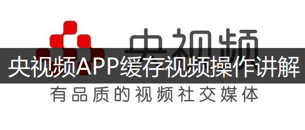 央视频APP缓存视频操作讲解