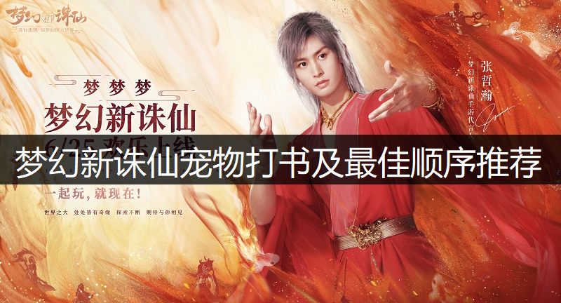 梦幻新诛仙宠物打书及最佳顺序推荐
