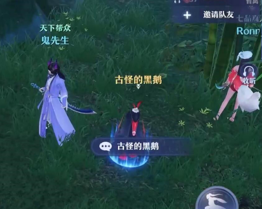 梦幻新诛仙迷路的黑鹅位置说明