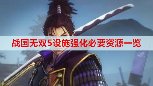 战国无双5设施强化必要资源一览