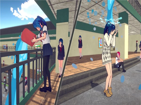 动漫高学校女孩生活3D中文版