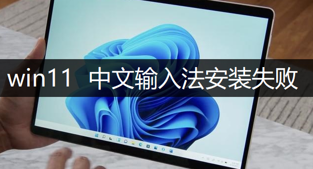 windows11中文输入法安装失败解决方法分享