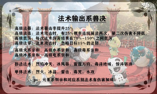 梦幻新诛仙宠物打造技巧分享