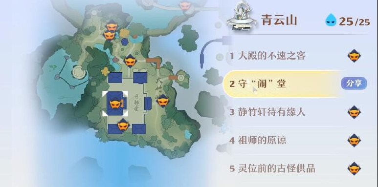 梦幻新诛仙守闹堂位置说明