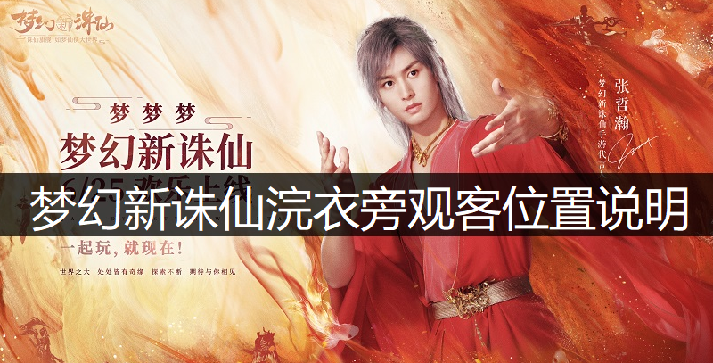 梦幻新诛仙浣衣旁观客位置说明