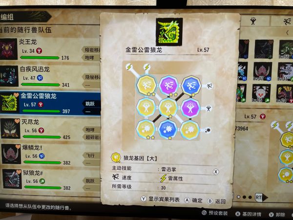 怪物猎人物语2三猜金雷公基因搭配攻略