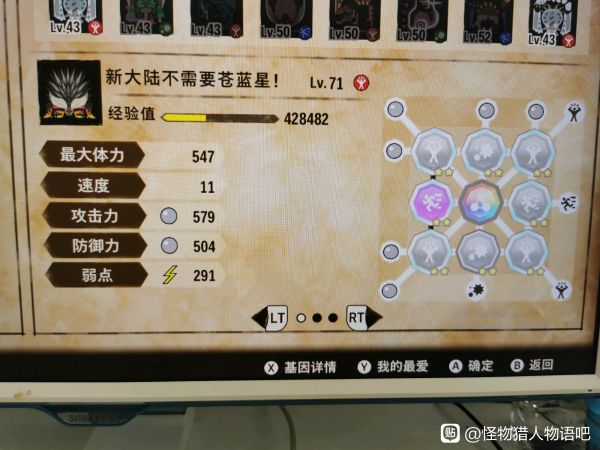 怪物猎人物语2灭尽龙三猜基因搭配攻略