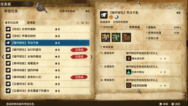 怪物猎人物语2上位野怪图鉴一览