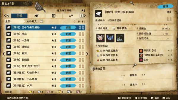 怪物猎人物语2上位野怪图鉴一览