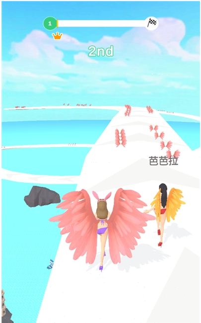 Angel running
