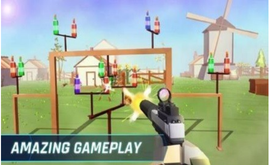 瓶枪射击