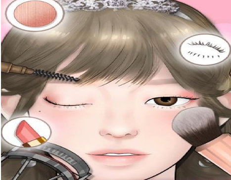 韩国定格动画化妆游戏