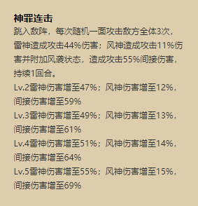 阴阳师中两面佛攻击时，风神对敌方会造成以下哪种效果