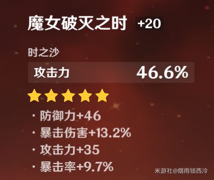 原神迪卢克武器及圣遗物配装推荐