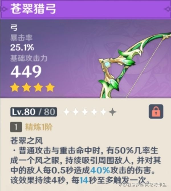 原神0命主C温迪武器及队伍搭配推荐