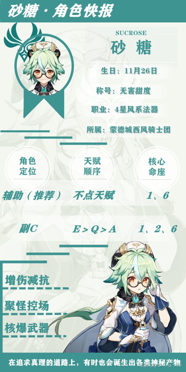 原神砂糖玩法分享