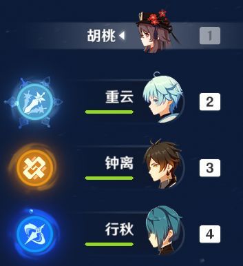 原神行秋+胡桃队伍配置及输出手法分享