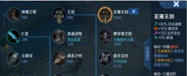 王者荣耀嬴政专属装备怎么样