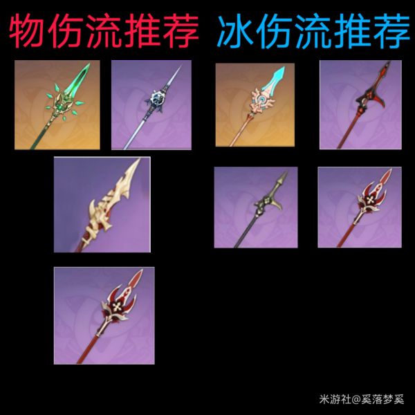 原神罗莎莉亚主/副C出装配队攻略