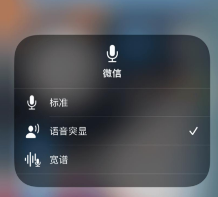 iOS15麦克风模式操作讲解