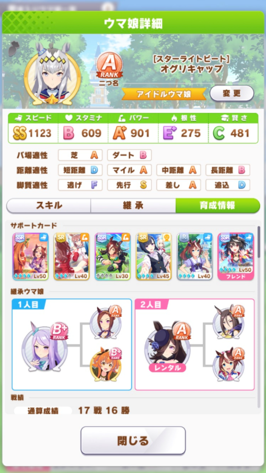 赛马娘四大天王介绍一览