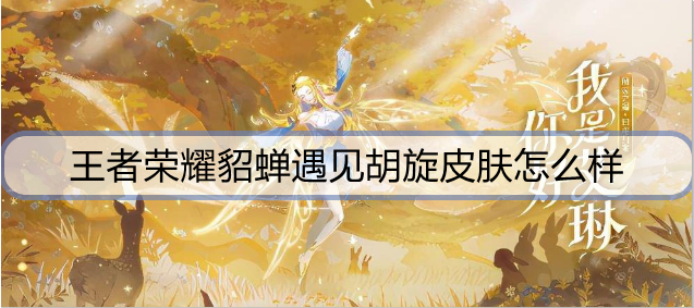 1632805971991336.png 王者荣耀貂蝉遇见胡旋皮肤怎么样