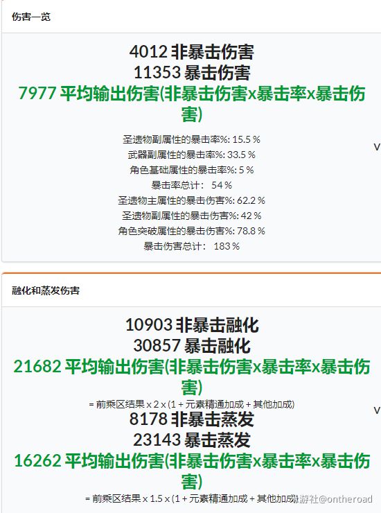 原神新手向胡桃圣遗物和武器选择推荐