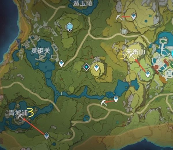 原神烟绯突破材料收集路线分享