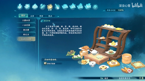 仙剑奇侠传7菜品食谱图鉴一览