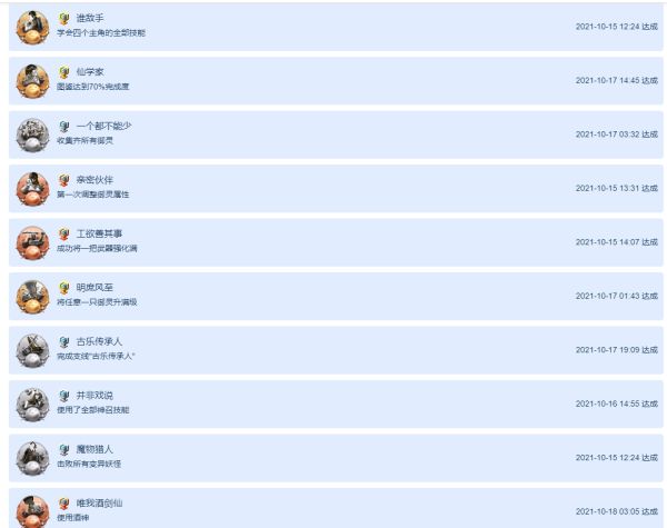 仙剑奇侠传7全成就及易漏图鉴汇总