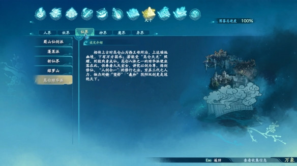 仙剑奇侠传7大千·仙界图鉴一览