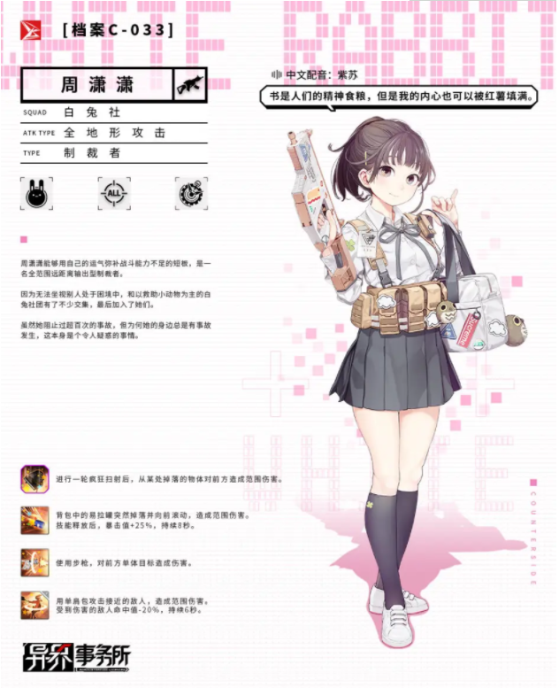 异界事务所白兔社成员介绍汇总